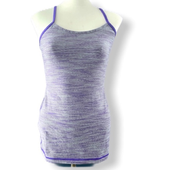 Lululemon Power Y Tank in Purple Space Dye
